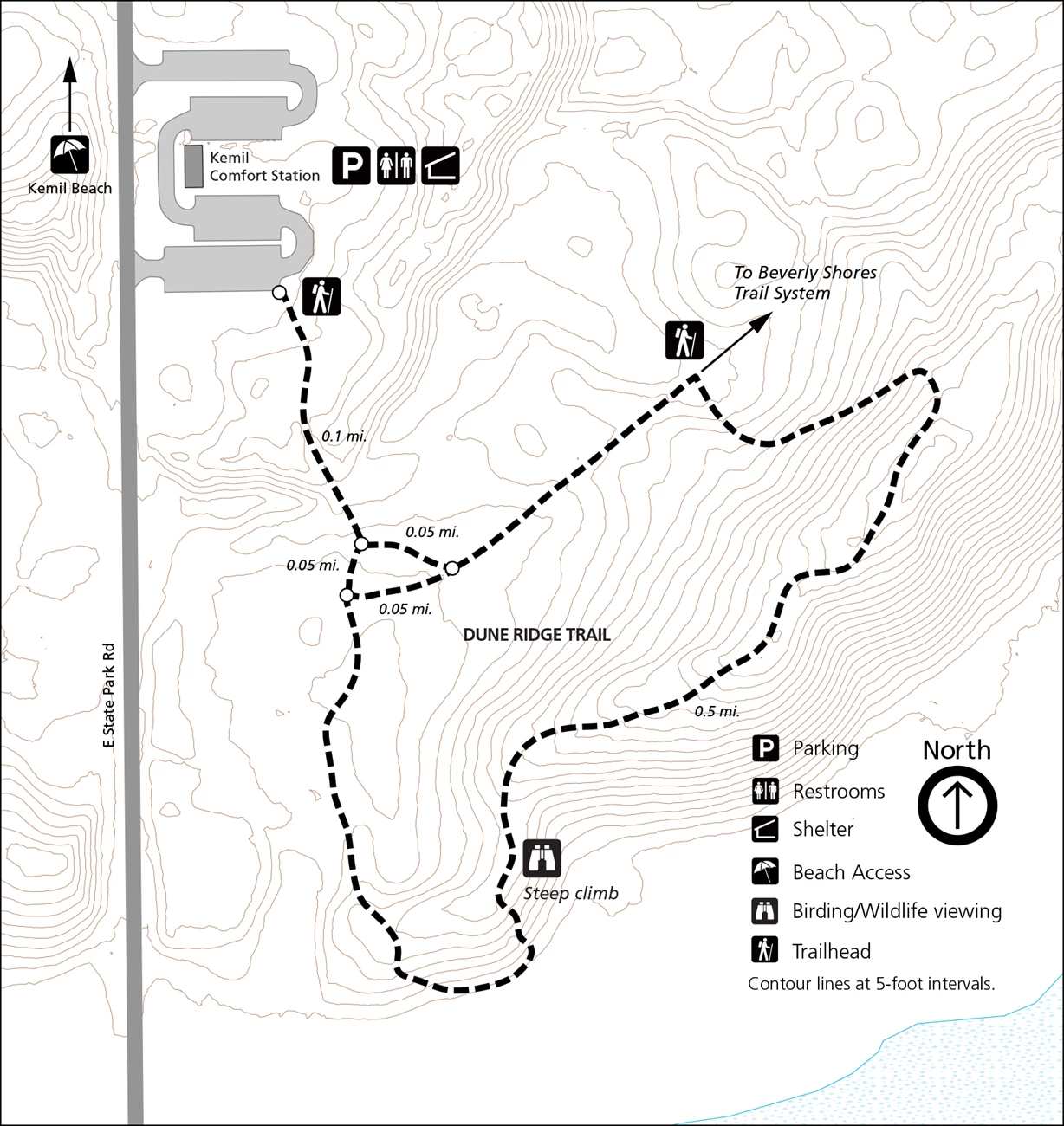 Dune Ridge Trail Map 2020 Dune Ridge Trail Map