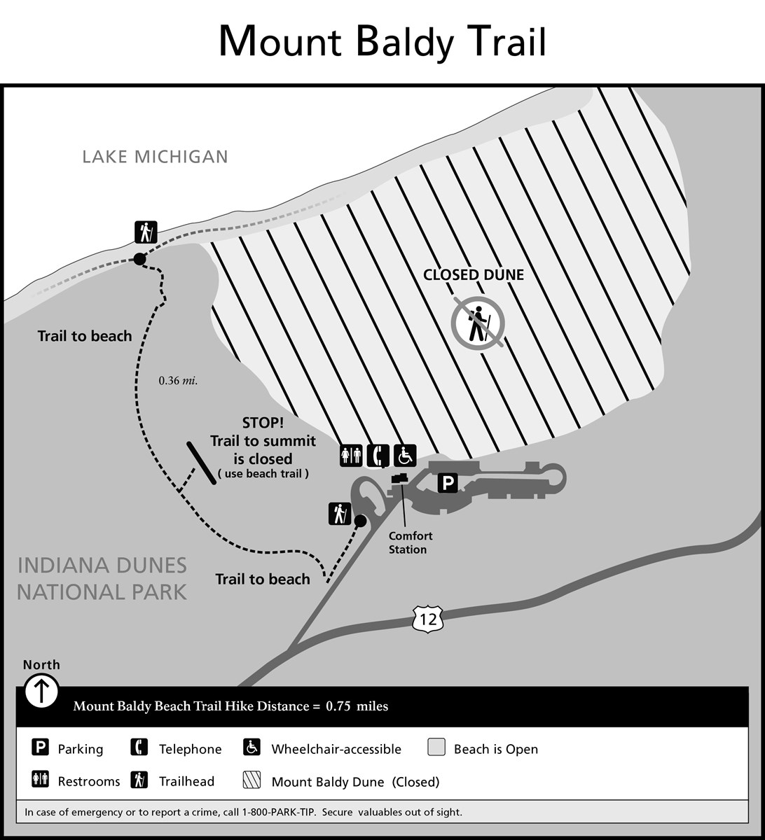 Mount Baldy Beach Trail Map