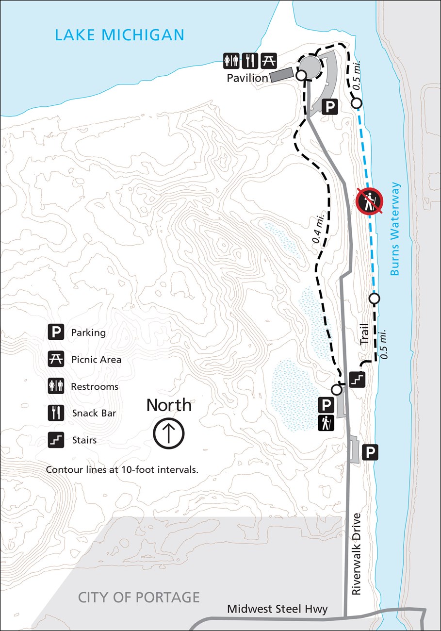 Portage Lakefront and Riverwalk Trail