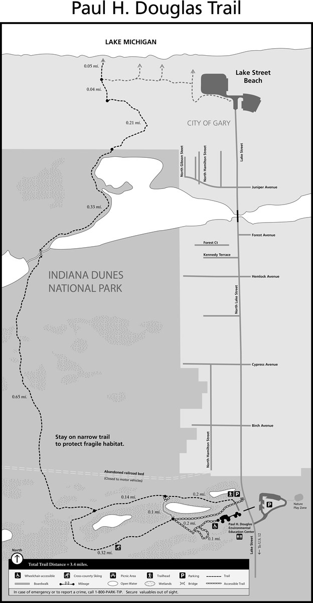 Paul H Douglas Trail Map