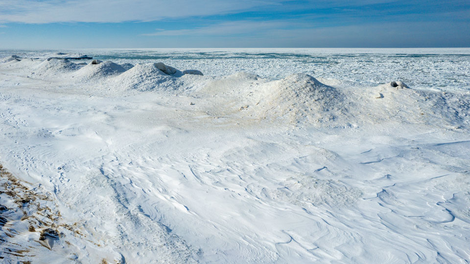 Shelf Ice Indiana Dunes National Park (U.S. National Park Service)