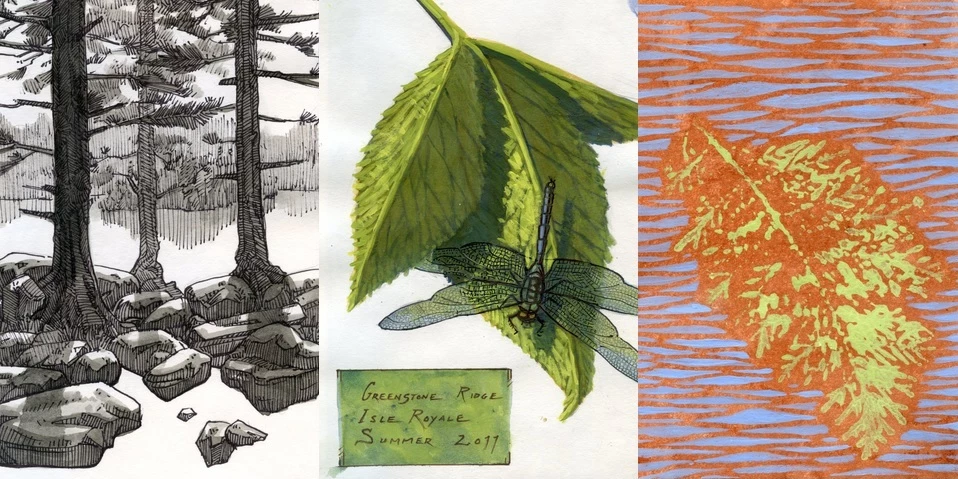 Ned Gannon's Isle Royale Reflection Isle Royale Artist-in-Residence Reflection