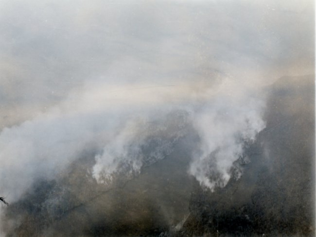 aerial view of 1936 fire