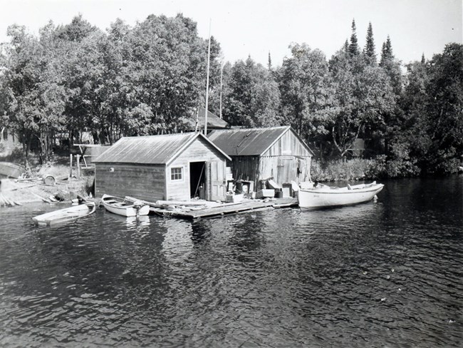 fish house at Belle Isle