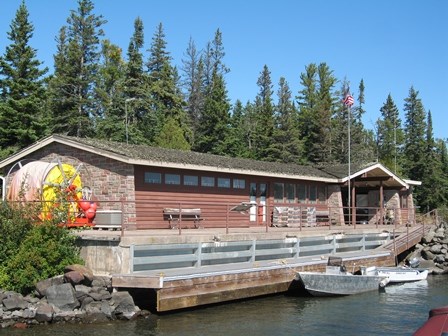 Rock Harbor visitor center and trading post