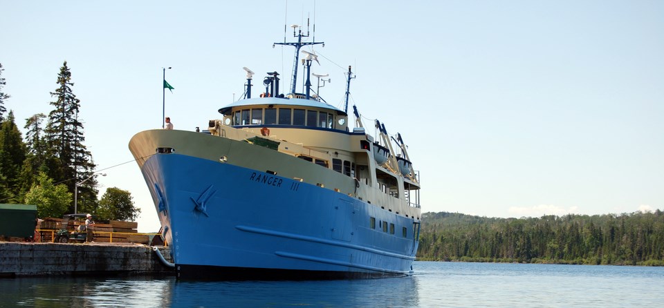 Ranger III ferry docked at Mott Island