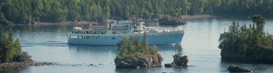 Ranger III going through Middle Island Passage.