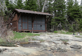 Moskey Basin shelter