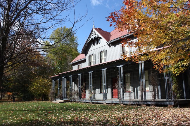 Front Porch of Garfield Home