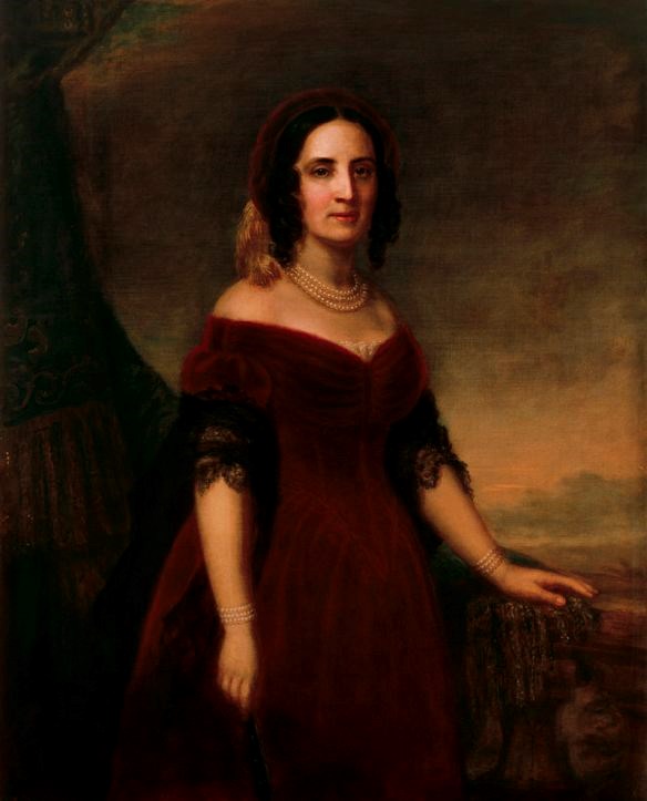 a painting of Sarah Polk