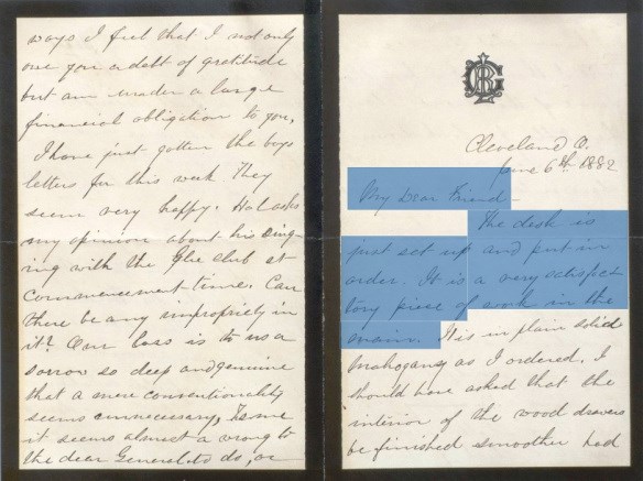 handwritten letter