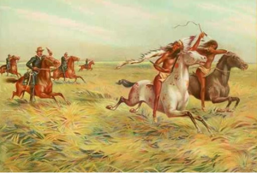 native americans on horseback