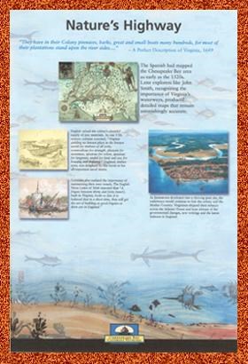 Panel six of the Chesapeke Bay Exibit