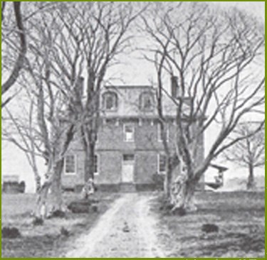 Jamestown's Ambler mansion, photographed at the end of the 19th century