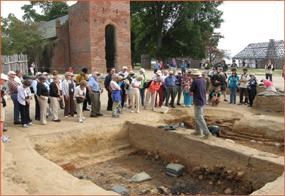 Danny giving an Archaeology Walking Tour of the 1607 James Fort site