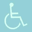 Symbol for Mobility Impairment - Individual in a wheelchair Symbol for Mobility Impairment - Individual in a wheelchair