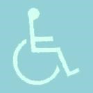 Symbol for Mobility Impairment - Individual in a wheelchair