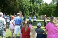 Park Ranger giving a historical tour
