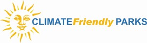 Climate Friendly Parks logo. Climate Friendly Parks logo.