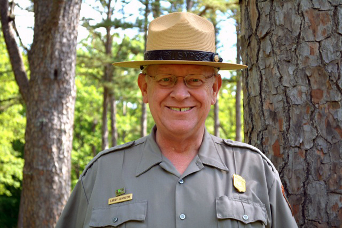 Photo of Jewel Cave Superintendent Larry Johnson, recently selected as superintendent of Ozarks National Scenic Riverways.