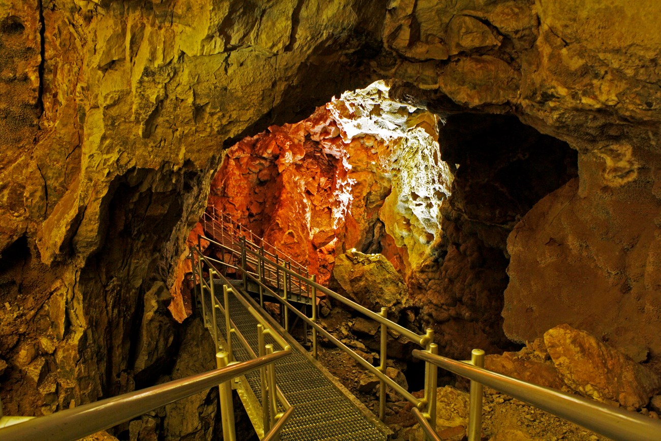 Walkway inside Jewel Cave
