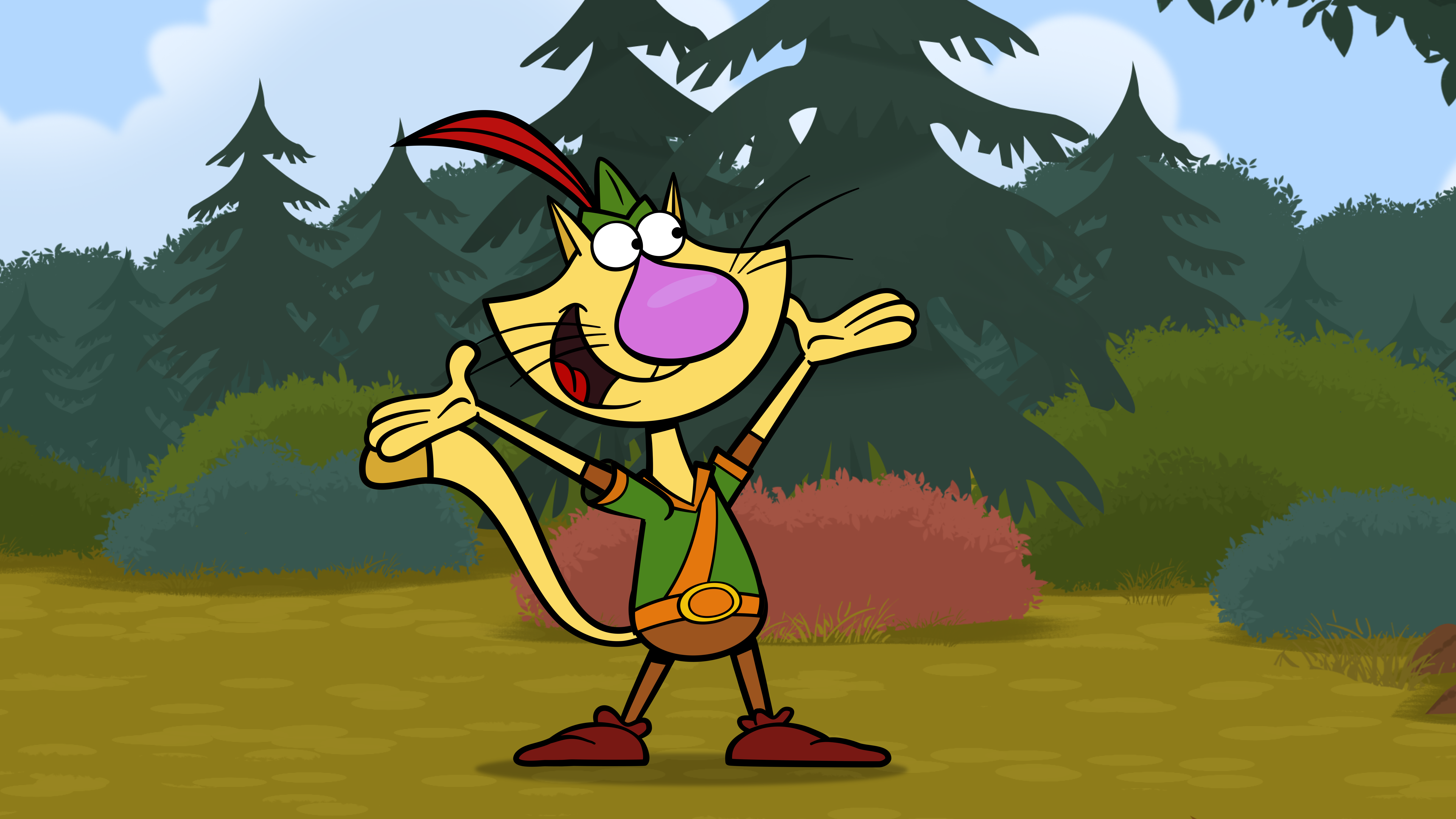 Nature Cat, cartoon character Nature Cat, cartoon character