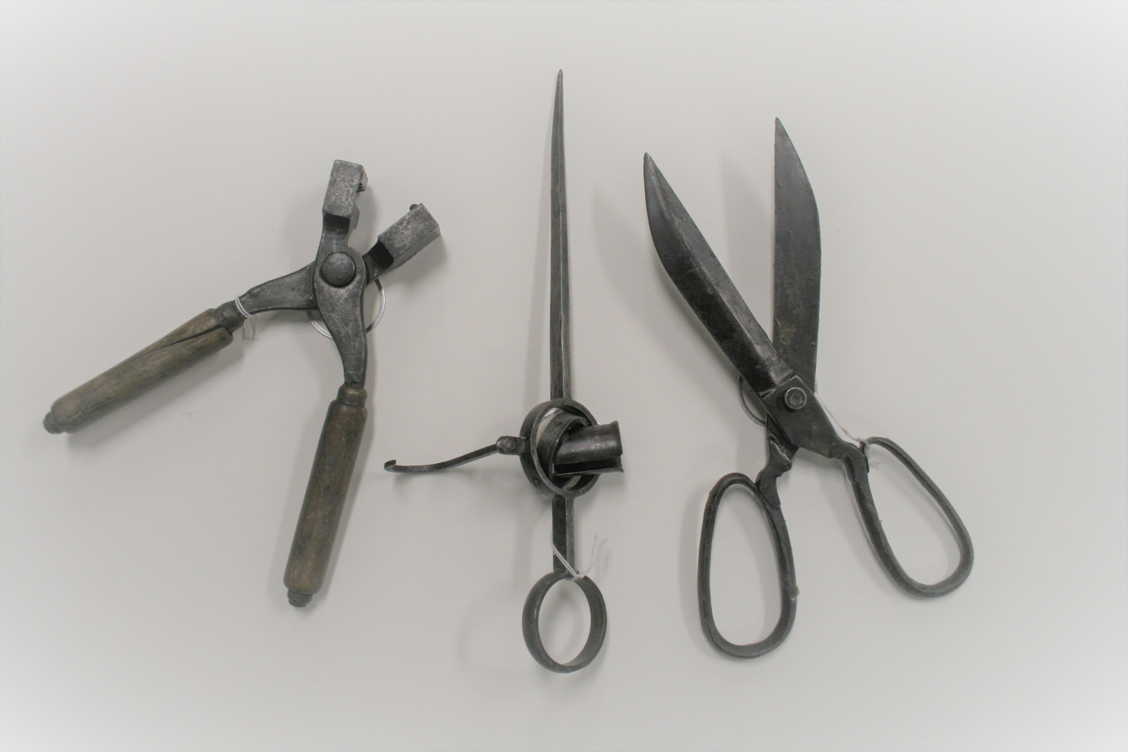 tools three cast iron tools