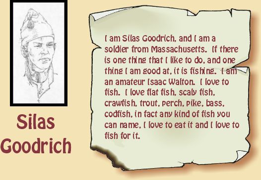 Drawing of Silas Goodrich