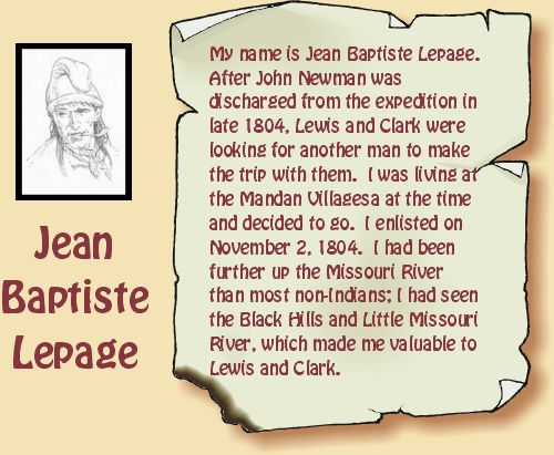 Drawing of Jean Baptiste Lepage