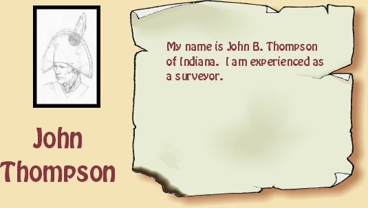 Drawing of John Thompson.