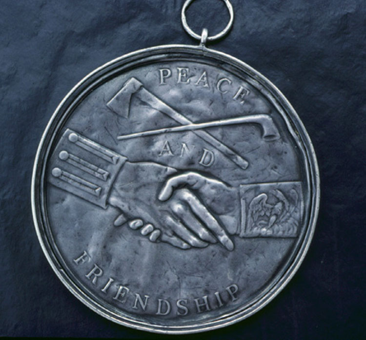 Jefferson Peace Medal, reverse