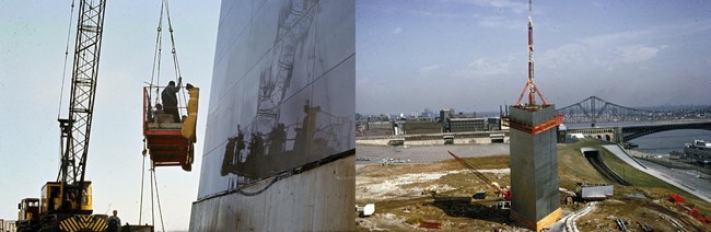 Arch under construction