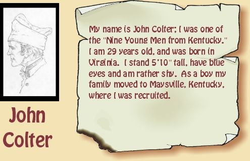 Drawing of John Colter Drawing of John Colter