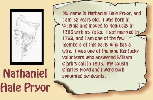 Drawing of Nathaniel Hale Pryor Drawing of Nathaniel Hale Pryor