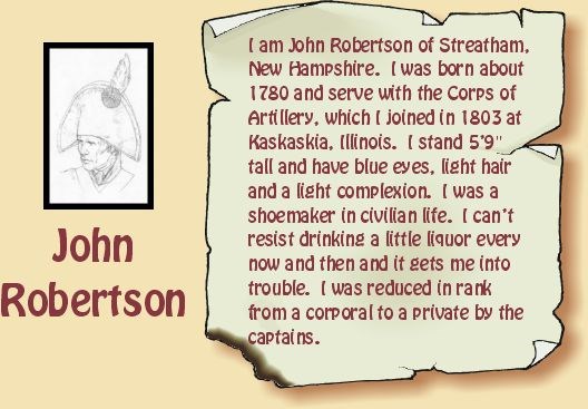Drawing of John Robertson Drawing of John Robertson