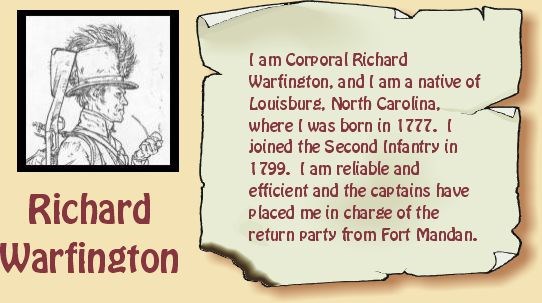 Drawing of Richard Warfington Drawing of Richard Warfington