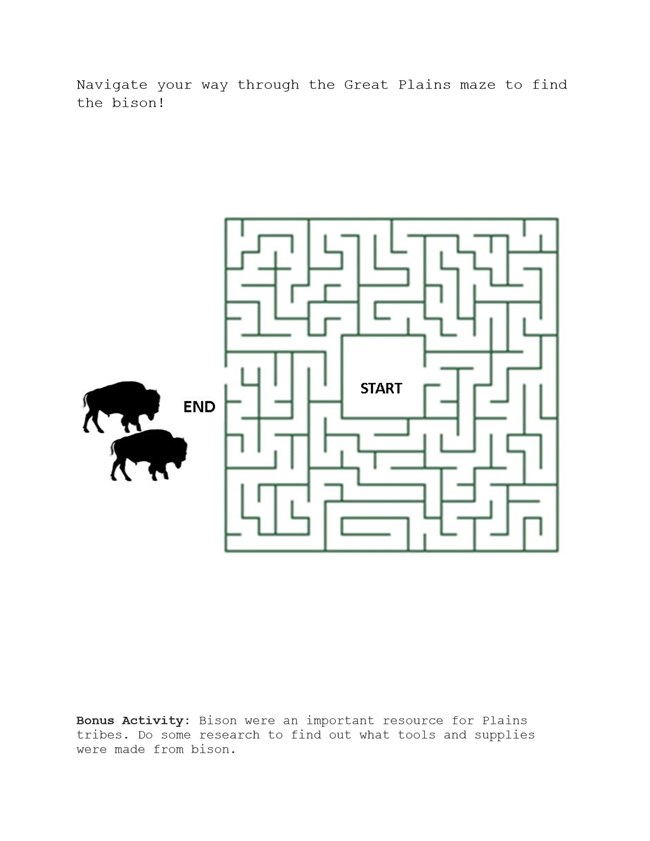Native American Maze
