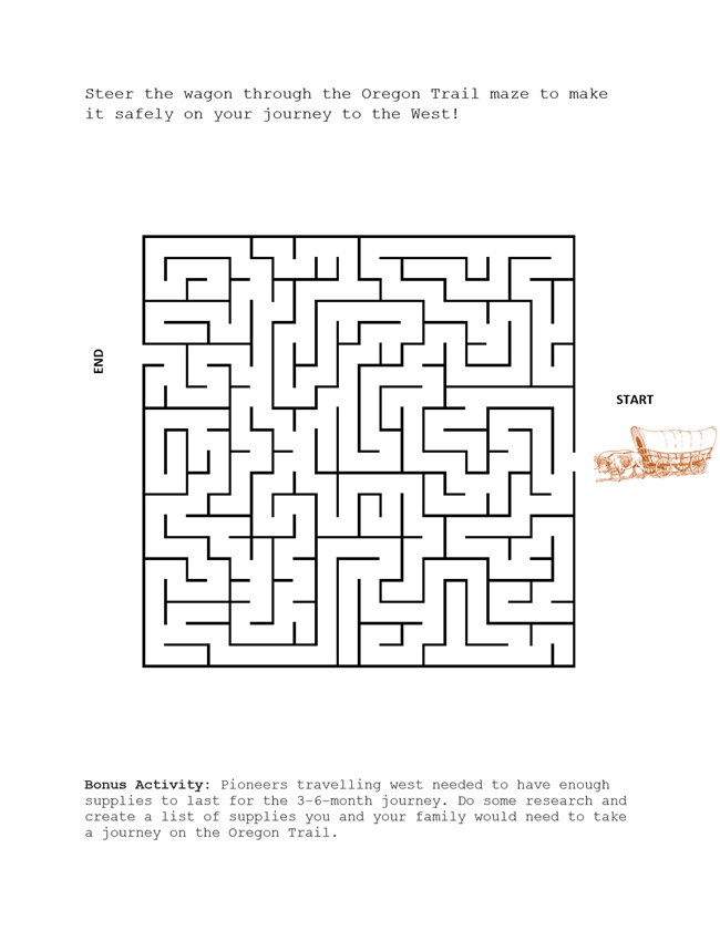 Oregon Trail Maze