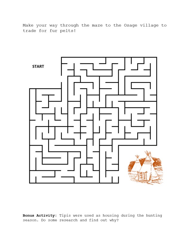 Osage nation Maze