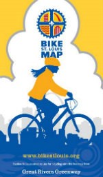 Bike St. Louis Map Logo