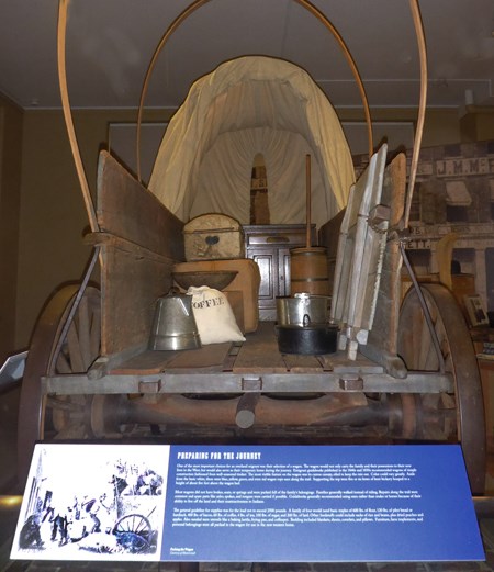 Loading the covered wagon