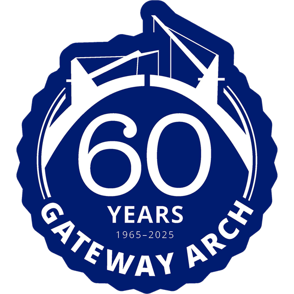 A blue and white logo with "60 years" written in the middle