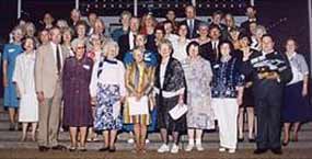 Volunteers receiving awards