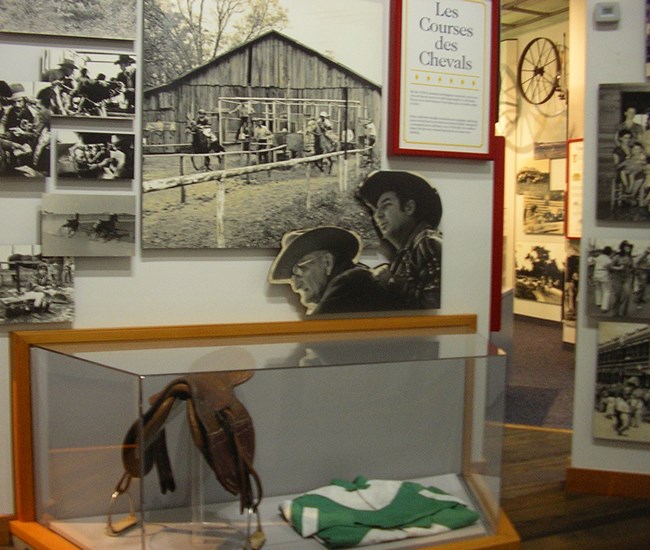 Exhibit about racing in Louisiana's Cajun country Exhibit about racing in Louisiana's Cajun country