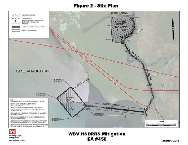 Map showing Yankee Pond fill project