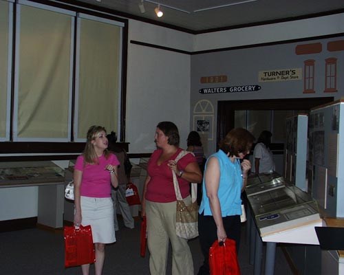 Teachers touring the museum. Teachers touring the museum.