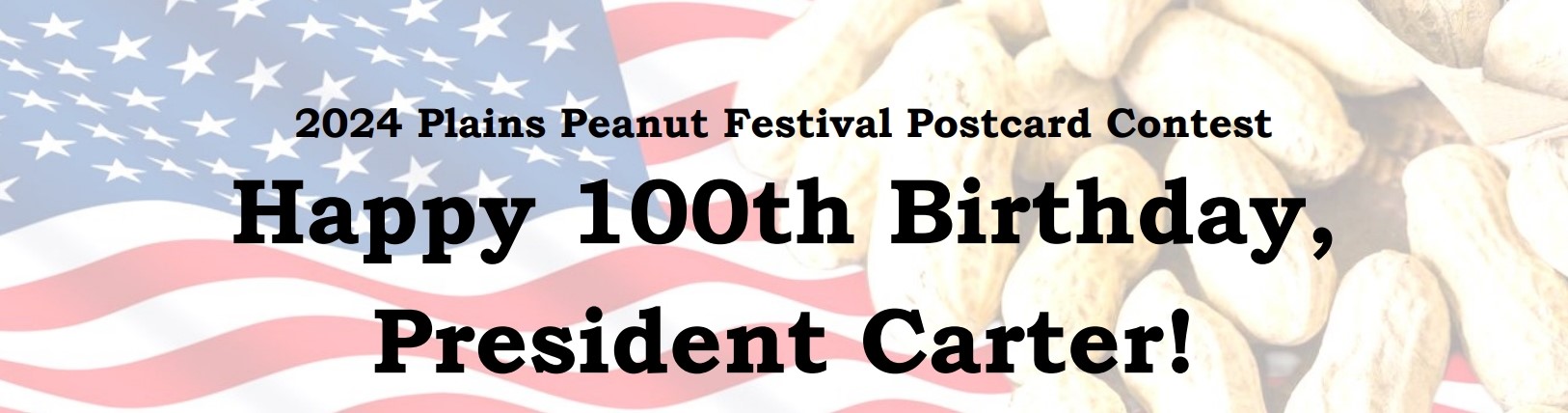 2024 Peanut Festival Postcard Contest - Jimmy Carter National 