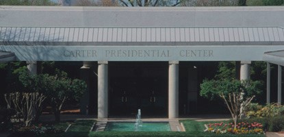 Carter Presidential Center Entrance Carter Presidential Center Entrance
