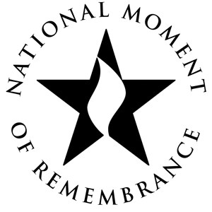 National Moment of Remembrance logo National Moment of Remembrance logo