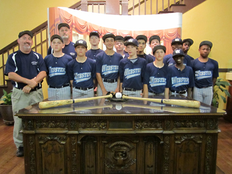 Webster County Middle School Baseball Team 2012